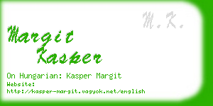 margit kasper business card